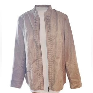 TanJay | Faux Suede  Women’s Blazer Soft